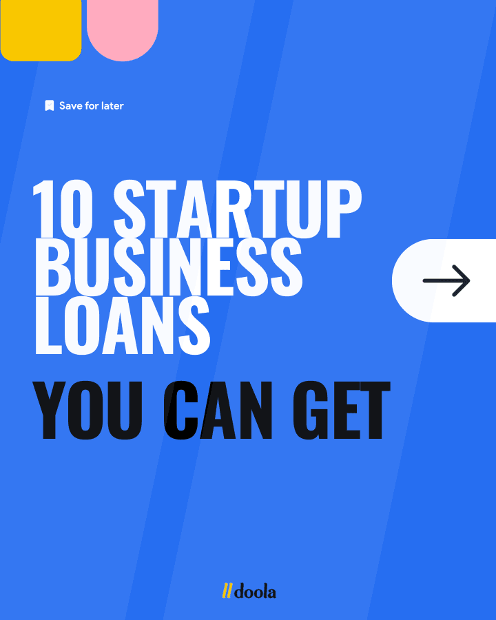 10 startup business loans — preview