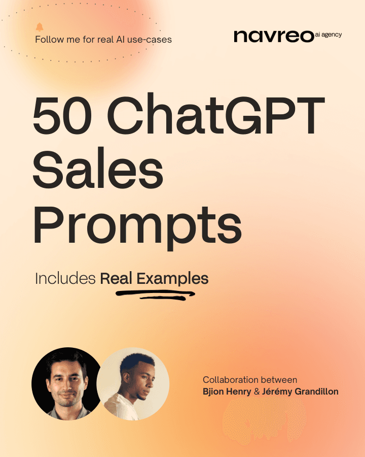50+ ChatGPT Prompts for Sales — preview