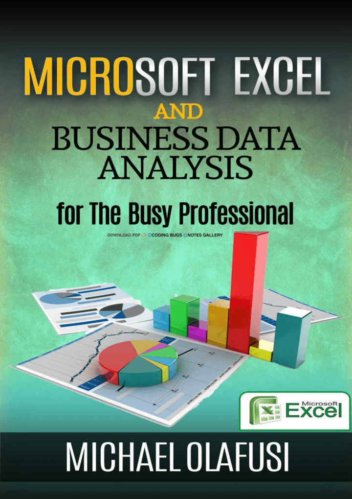 First page of Excel & Business Data Analysis