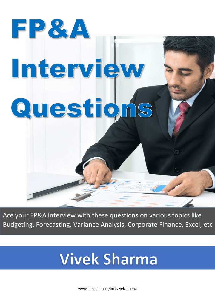 FP &A Interview Questions — preview