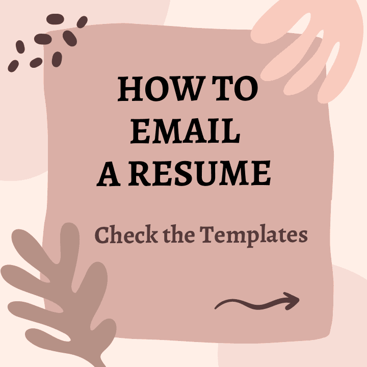 How to Email a CV — preview