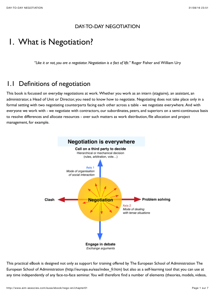 Negotiation Strategies — preview