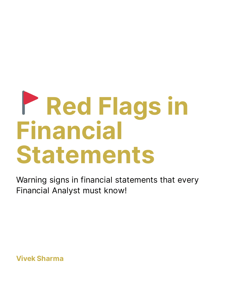 Red Flags in Financial Statements -1 — preview