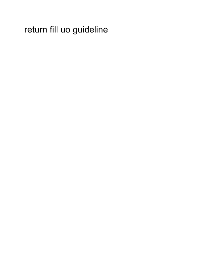 return fill up guideline — preview