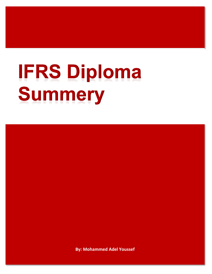 Shortly brief of All IAS & IFRS — preview