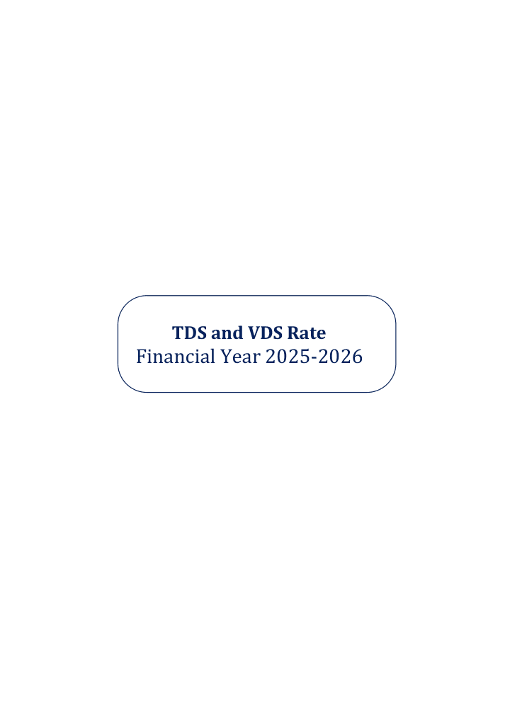 First page of TDS-and-VDS-Rate-for-FY-2025-2026